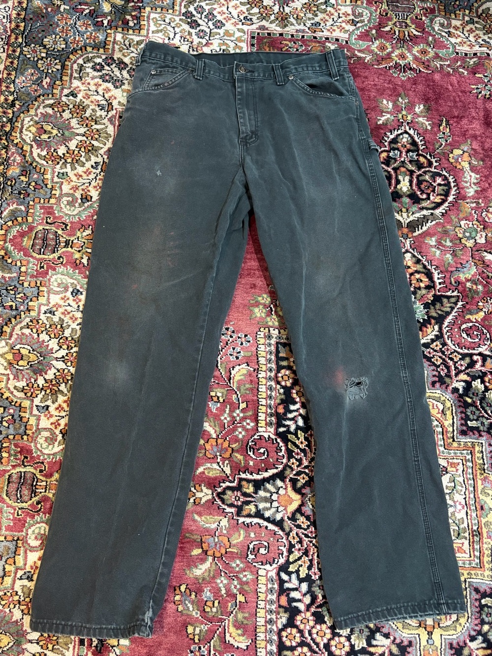 Men's Dark Gray Casual Pants